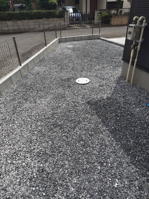 つくば市 【駐車場増設・土間コンクリート工事・砕石敷き工事】 T様邸 - ホームサービス東輝|エクステリア工事・外構工事・グランドコンクリート ...