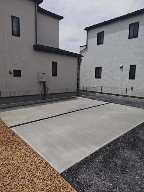 つくば市 【駐車場増設・土間コンクリート工事・砕石敷き工事】 T様邸 - ホームサービス東輝|エクステリア工事・外構工事・グランドコンクリート ...